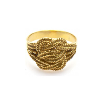 Gouden mattenklopper ring | Surinaams goud | Mattenklopper ring goud