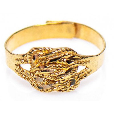 Gouden mattenklopper ring | Surinaamse mattenklopper ring goud